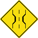 diamond warning sign