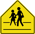 school crossing sign