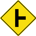 side road sign