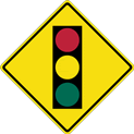 signal ahead sign