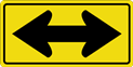 turn left or right sign