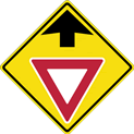yield ahead sign